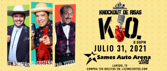 Knockout de Risas: El Costeno, El Norteno & Gustavo Munguia at Kiva Auditorium 