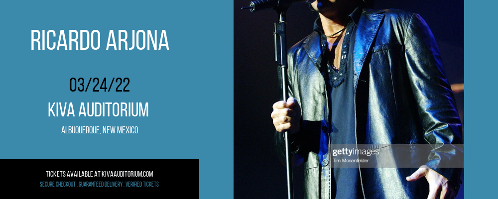 Ricardo Arjona at Kiva Auditorium tickets Ricardo Arjona at Kiva Auditorium