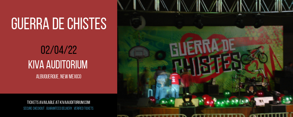 Guerra De Chistes at Kiva Auditorium tickets Guerra De Chistes at Kiva Auditorium