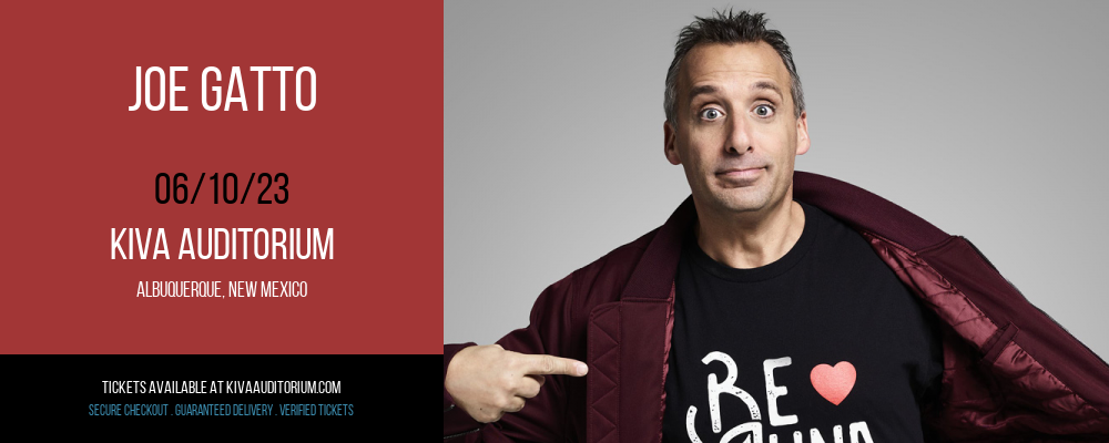 Joe Gatto at Kiva Auditorium