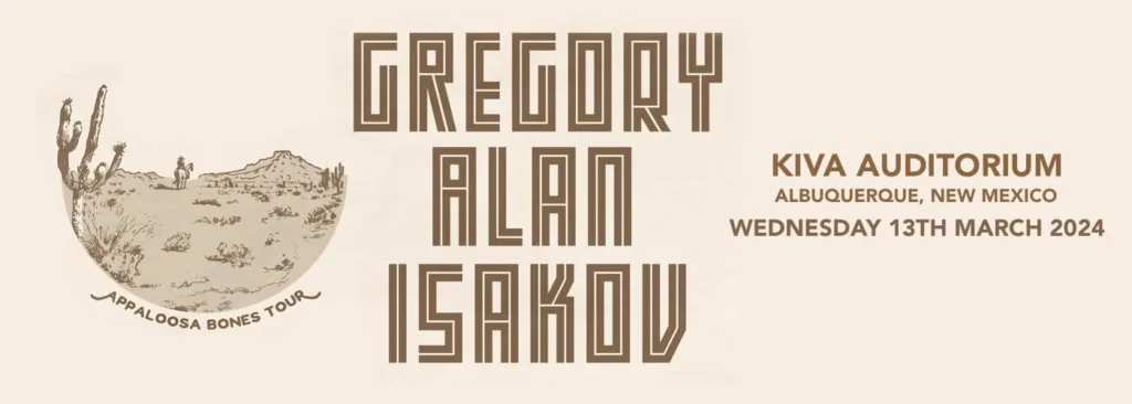 Gregory Alan Isakov at Kiva Auditorium