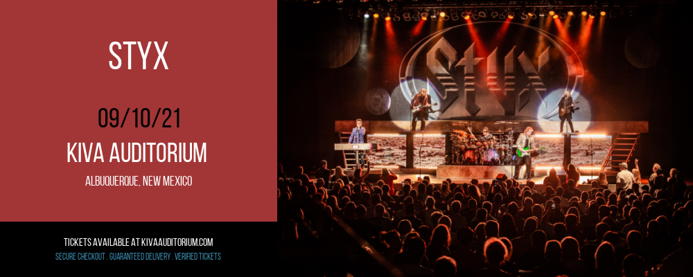 Styx at Kiva Auditorium tickets Styx at Kiva Auditorium