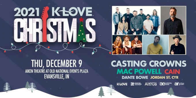 K-Love Christmas Tour: Crowder, Matt Maher & Jordan St. Cyr at Kiva Auditorium