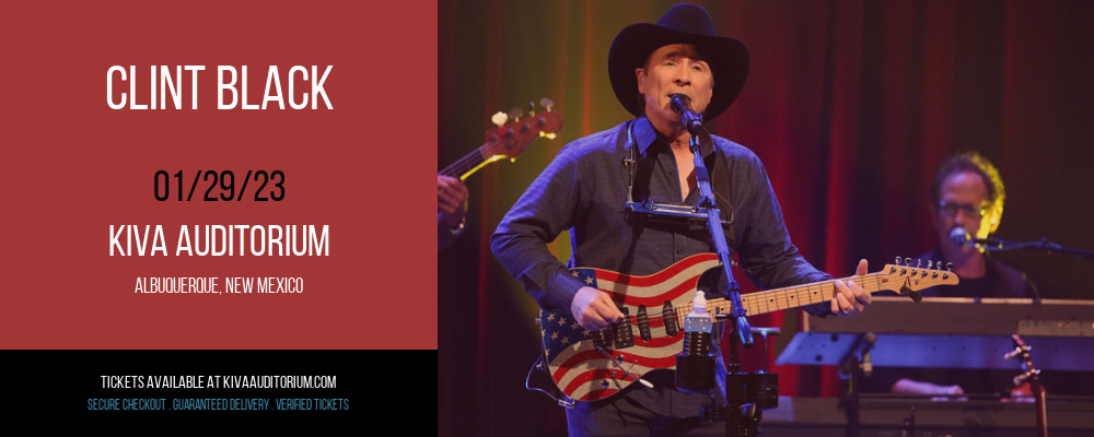 Clint Black at Kiva Auditorium