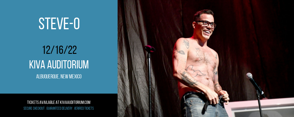Steve-O at Kiva Auditorium tickets Steve-O at Kiva Auditorium