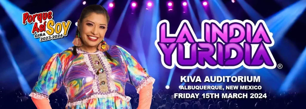 La India Yuridia at Kiva Auditorium