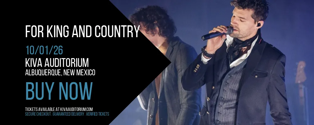 For King and Country at Kiva Auditorium